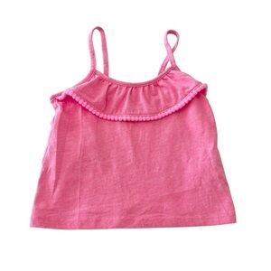 💫$4/ADD ON 💫 The Children's Place Pink Camisole Pom-Pom Trim Baby Girl 18 Months